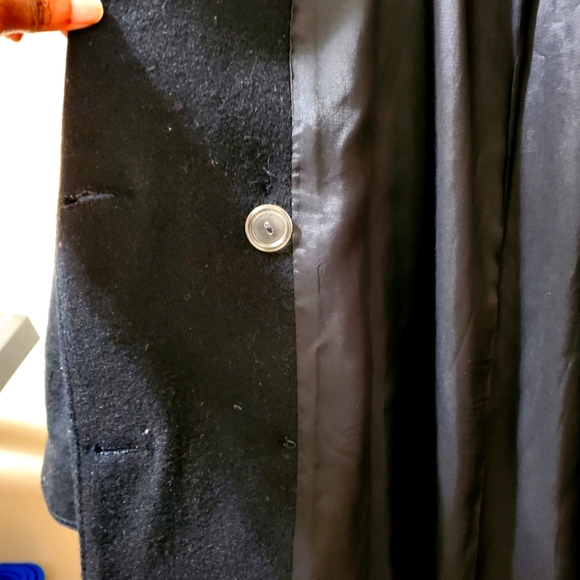 Herman Kay Wool Tench Coat - Picture 5 of 7